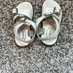 Footmates White Kids Sandals